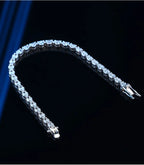 Luxury white certifid marquise bracelet full of for women, encrusted birthda