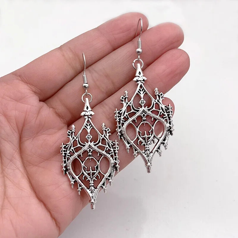Gothic Chandelier Pendant Necklace