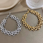 Chunky Thick Chain Statement Bracelet for Men — Stainless Steel