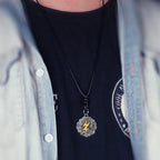 Wrath of Zeus Lightning Bolt Silver necklace the sterling silver pendant for Men Fine Jewelry