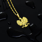Poland Eagle Badge Pendant — Two-Tone