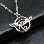 Hand and Eye Talisman Amulet Necklace — 43cm Chain