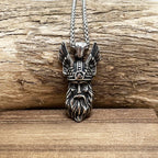 Helm of Awe Viking Amulet Necklace — Stainless Steel
