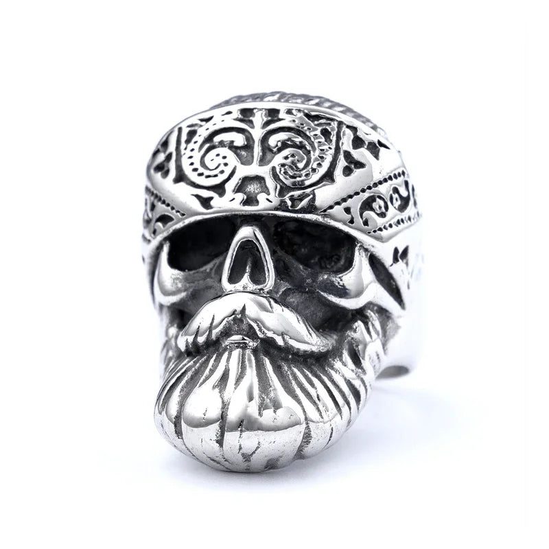 Multi Style Gothic Skull Rings Stainless Steel Fashion Personality Hip-hop Men Ring Biker Party Charm Jewelry Gift