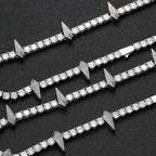 Iced Out Black Tennis Necklace 5MM