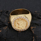18K Gold 925 Silver Moissanite Ring Iced Out