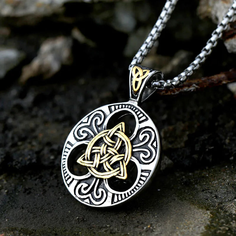 Viking Stainless Steel Pendant Necklace