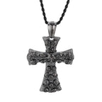 Evil Cross Ghost Skull Pendant Necklace — Stainless