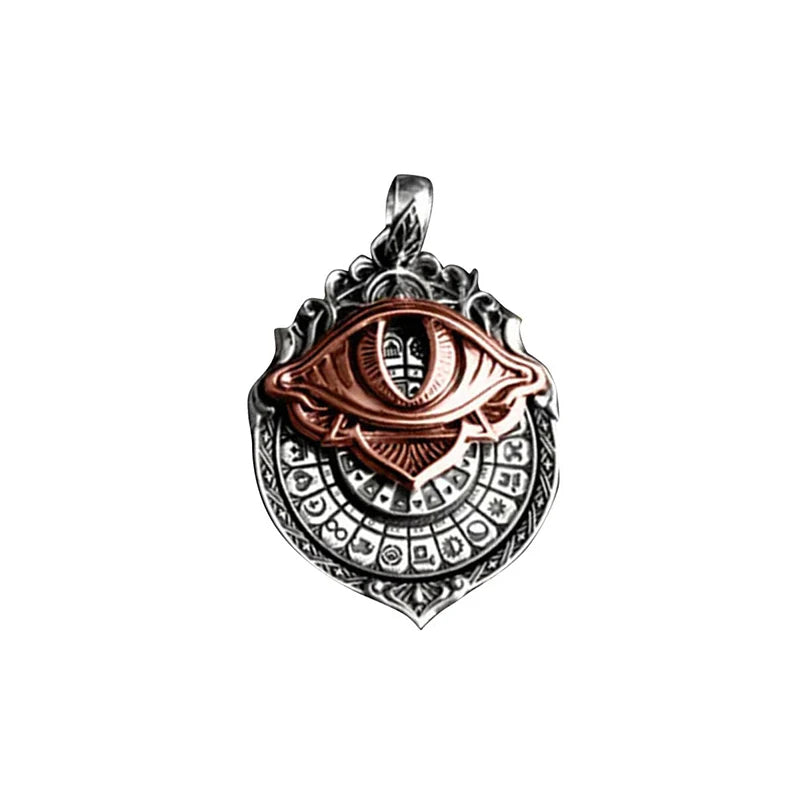 Tarot Vision Pendant - All-Seeing Eye Necklace, Tarot Card Symbol Pendant, Mystic Divination Jewelry, Spiritual Guidance
