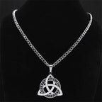 Viking Triquetra Celtic Knot Pendant — SS
