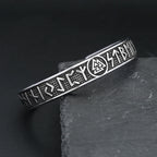 Valknut Cuff Bracelet — Stainless Steel