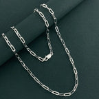 New Original 925 sterling Silver gorgeous 4MM fit pendant chain necklace for women fashion wedding party Costume