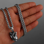 Minimal Pendant Necklace — Stainless Steel