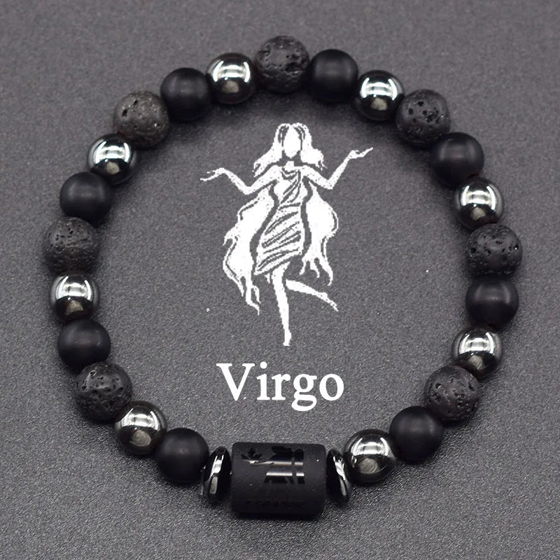 12 Zodiac Signs Bracelet Homme 12 Constellation Jewelry for Women Scorpio Gemini Sagittarius Bracelet Friendship Gift Whoelsales