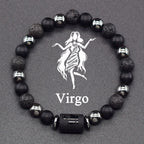 12 Zodiac Signs Bracelet Homme 12 Constellation Jewelry for Women Scorpio Gemini Sagittarius Bracelet Friendship Gift Whoelsales
