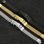 Bike Chain Man Bracelet for Men Gold Color Stainless Steel Link Men's Wrist Bracelets On Hand Jewelry Accessories