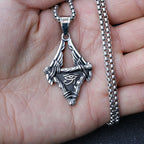 Horus Eye Steel Pendant Egyptian Retro Double