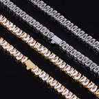 Tennis Chain Necklace Stainless Steel 6MM Water Drop
