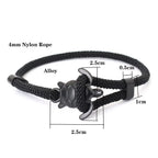 Unique Marine Turtle Rope Bracelet Men Adjustable Easy Hook Multi-Color Option Milan Cord Wristband Beach Homme Jewelry