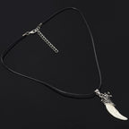 Wolf Tooth Fang Pendant Necklace for Men — Bold Statement