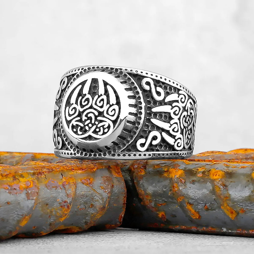 Ring Viking Wolf Stainless Steel