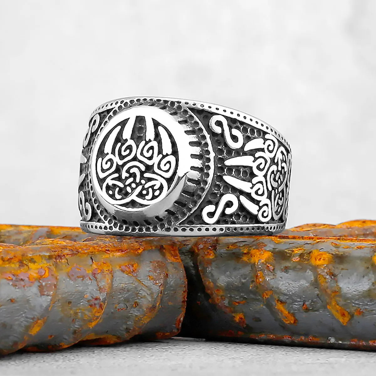 Ring Viking Wolf Stainless Steel