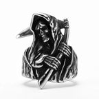 Grim Reaper Skull Ring — Stainless Steel