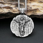 Vintage Gothic Stainless Steel Catholic Jesus Pendant Necklace Fashion Punk Cross Amulet Necklaces For Men Religion
