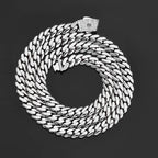 925 Silver VVS Moissanite Monaco Chain Necklace