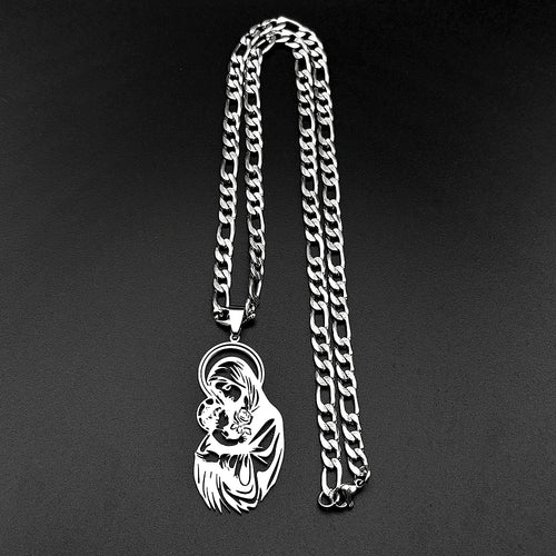 Jesus Cross Gold Pendant Necklace