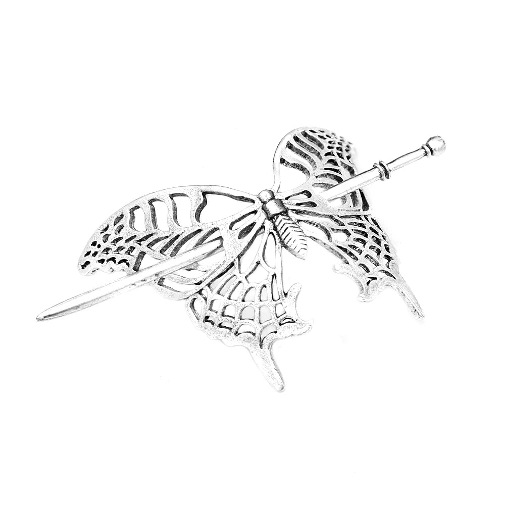 Butterfly Hair Clip — Stainless Steel