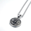 ST.MICHAEL Necklace 316L Stainless Steel Jewelry Angel Saint Men Women Pendant