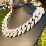 32MM Iced Out Heavy Baguette Miami Cuban Chain