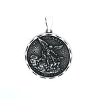 Archangel Michael Pendant — Stainless Steel
