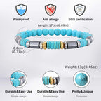 Blue Stone Beaded Bracelet