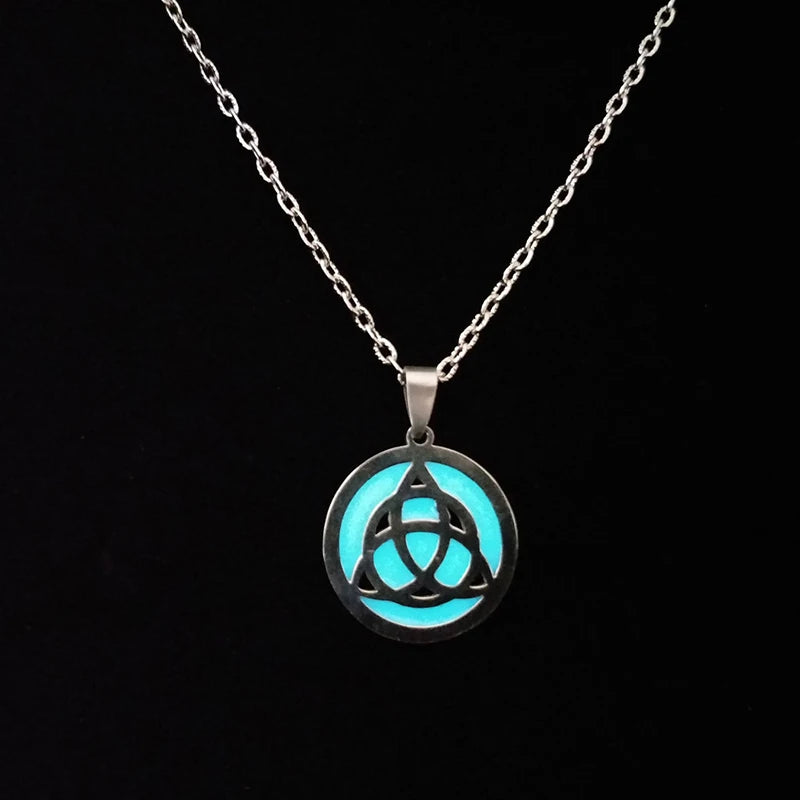 Luminous Heart Pendant Necklace — Stainless Steel