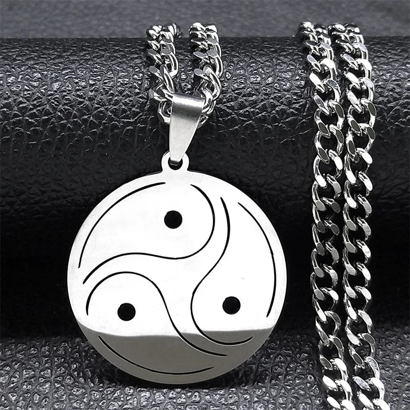 BDSM Symbol Pendant Necklace — Silver