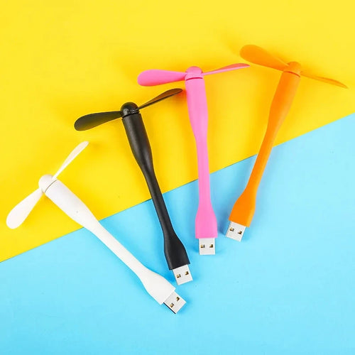 Bendable Mini USB Fan — For Power Bank, PC