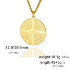VASSAGO Muslim Allah Necklace Islamic Allah Pendant Necklace Ayatul Kursi Islam Quran Allah Charm Eid Arabic Gift for