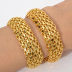 18MM Big Wide Chain For Men Women Bracelet Double Weaving Rolo Cable Curb Link Catenary Chain Fashion Thick Bangle