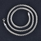 Black Cuban Chain Necklace 18K PVD 4MM