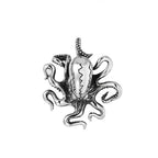 Fashion Punk High Quality Octopus Pendant Necklaces Stainless Steel Biker Hip Hop Animal Necklace For Men Creative