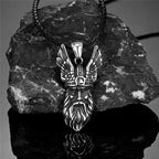 Helm of Awe Viking Amulet Necklace — Stainless Steel