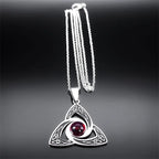 Celtic Trinity Knot Pendant Necklace — Stainless Steel