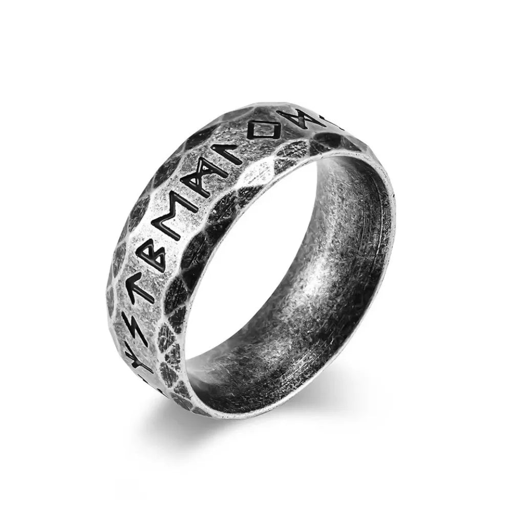Viking Runes Ring — Stainless Steel