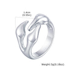 Claw Ring — Stainless Steel