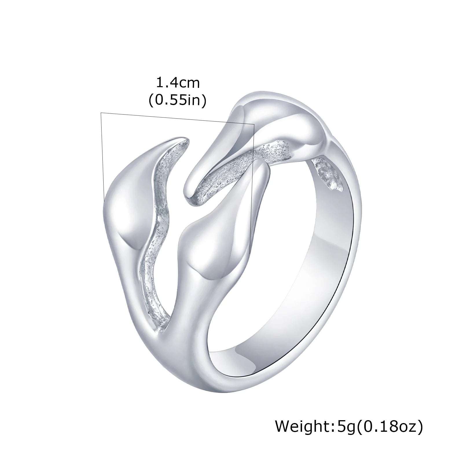 Claw Ring — Stainless Steel