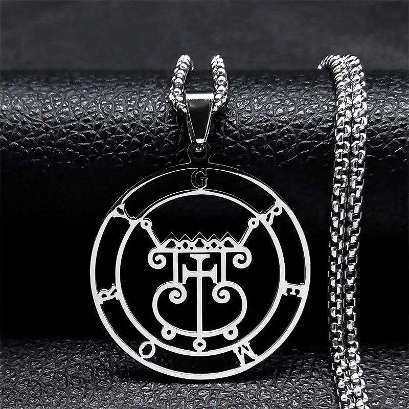 Sigil de Lucifer Baphomet Necklace — SS