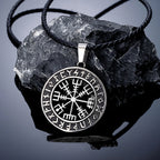 Viking Vegvisir Stainless Steel Pendant Necklace