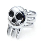 Articulated Snake Ring — Black